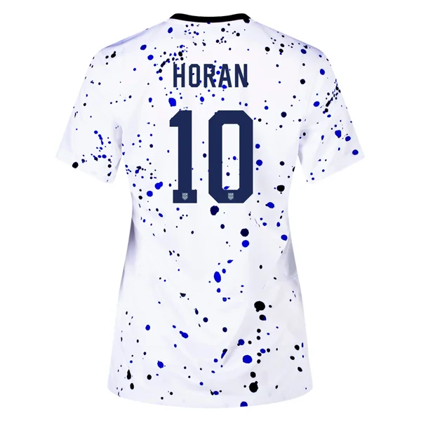Nike Womens United States Lindsey Horan 4 Star Home Jersey 23/24 w/ 2019 World Cup Champion Patch (White/Loyal Blue) Sleek Men's Metallic Nike Womens United States Lindsey Horan 4 Star Home Jersey 23/24 w/ 2019 World Cup Champion Patch (White/Loyal Blue) Sleek Men's Metallic
