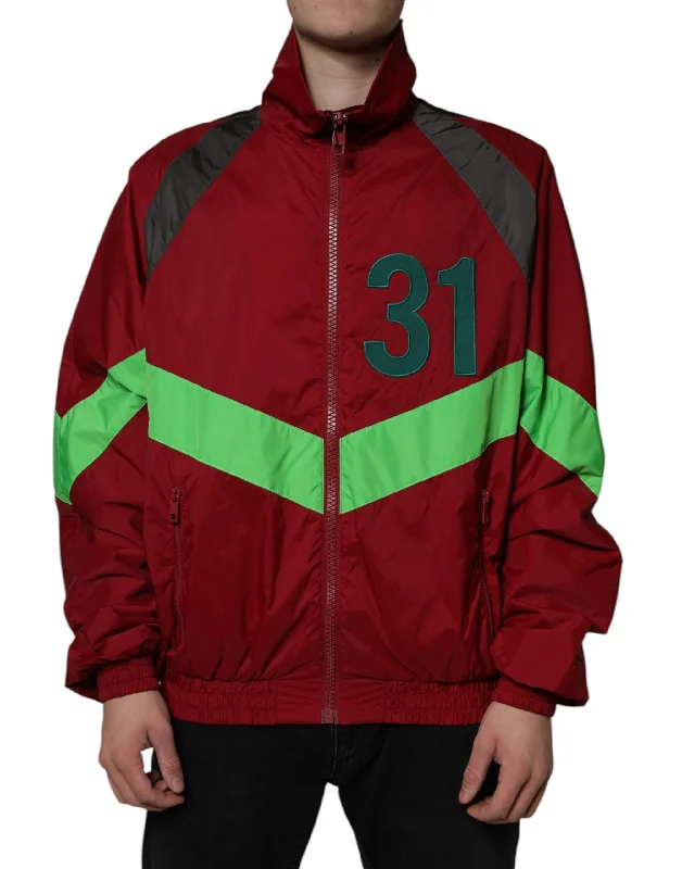 Dolce & Gabbana multi Nylon Full Zip Windbreaker Men's Jacket Vacation