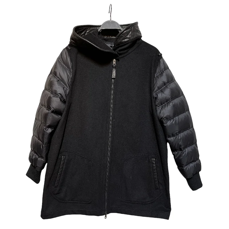 MACKAGE/Coat/L/Nylon/BLK/Border Trendy Men's Oversized