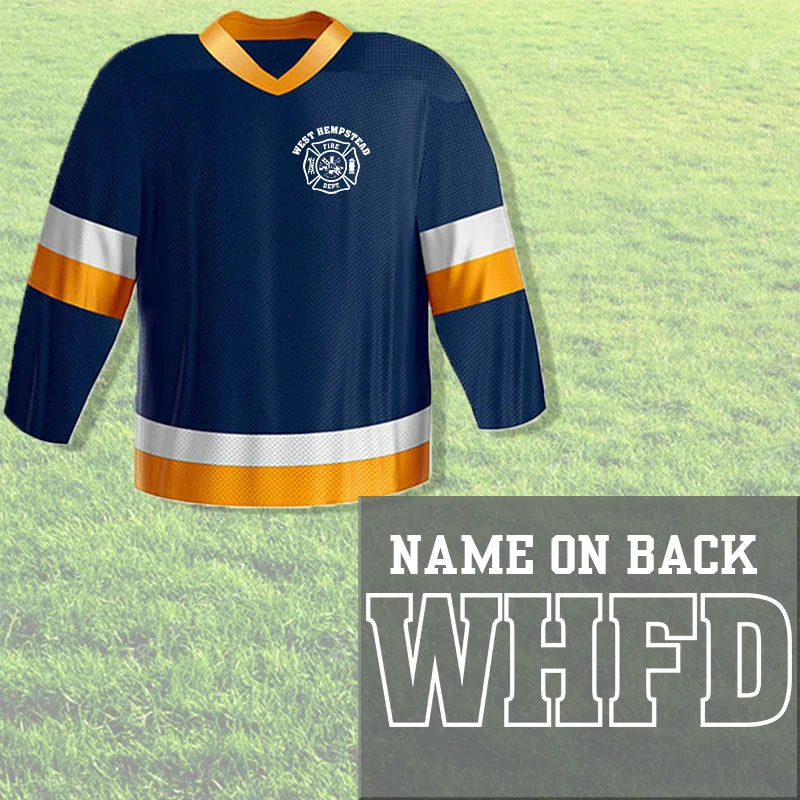 Custom Firefighter Polymesh Three Color Hockey Jersey - PM3C - CAD Practical Men's Quick Custom Firefighter Polymesh Three Color Hockey Jersey - PM3C - CAD Practical Men's Quick