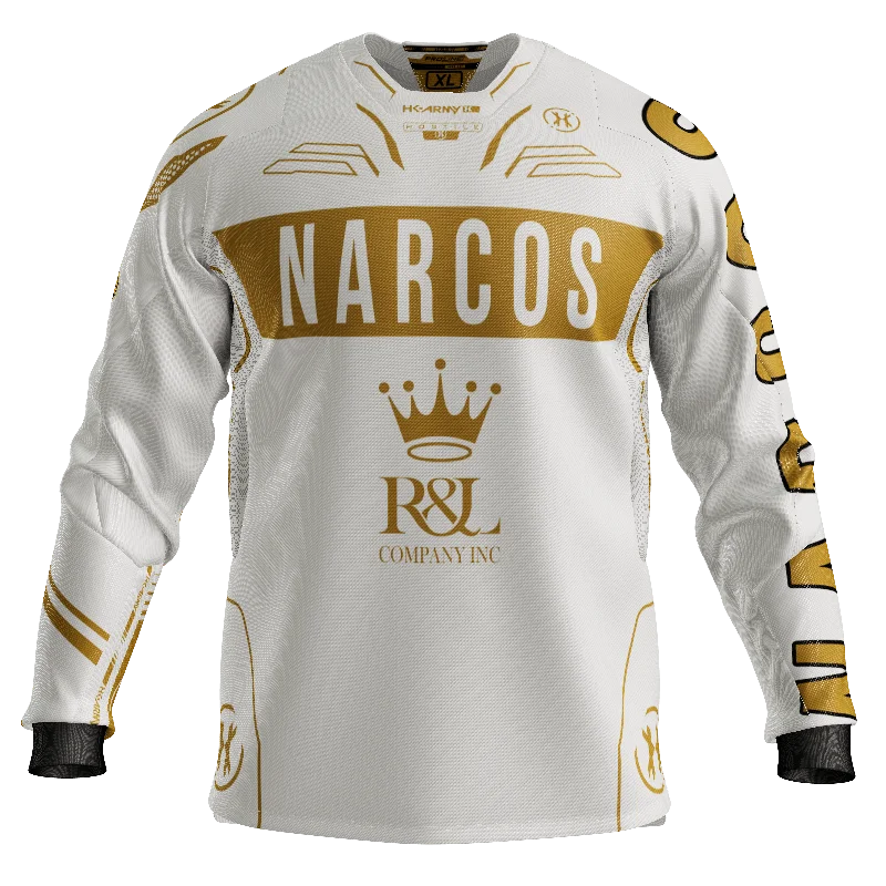 2024 Narcos White World Cup Proline Jersey Dapper Men's 1920S