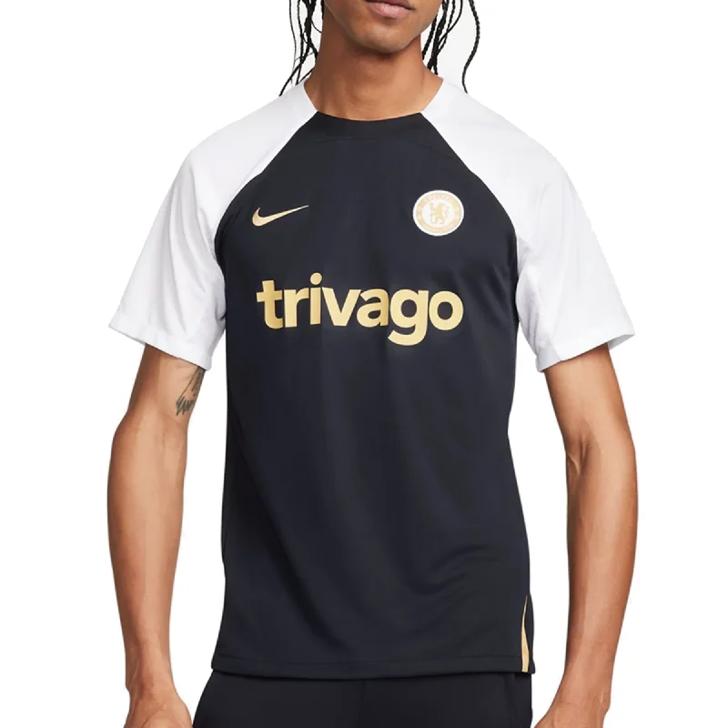 Nike Chelsea Strike Training Top Jersey 23/24 (Pitch Blue/Club Gold) Masculine Men's Nike Chelsea Strike Training Top Jersey 23/24 (Pitch Blue/Club Gold) Masculine Men's