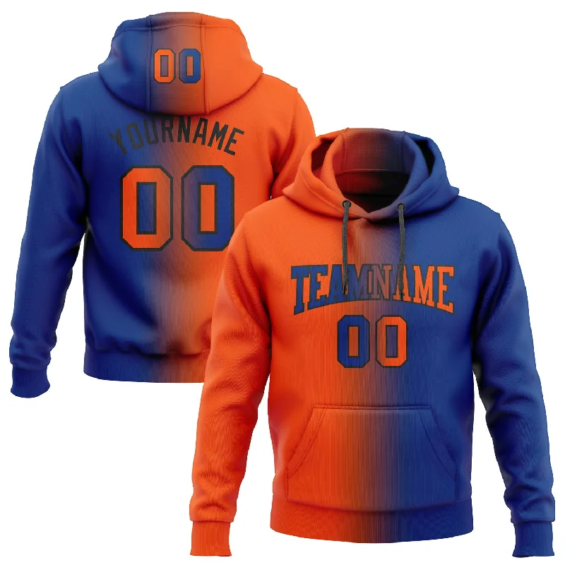 Custom Stitched Royal Orange-Black Gradient Fashion Sports Pullover Sweatshirt Hoodie Tough Men's Tactical Custom Stitched Royal Orange-Black Gradient Fashion Sports Pullover Sweatshirt Hoodie Tough Men's Tactical