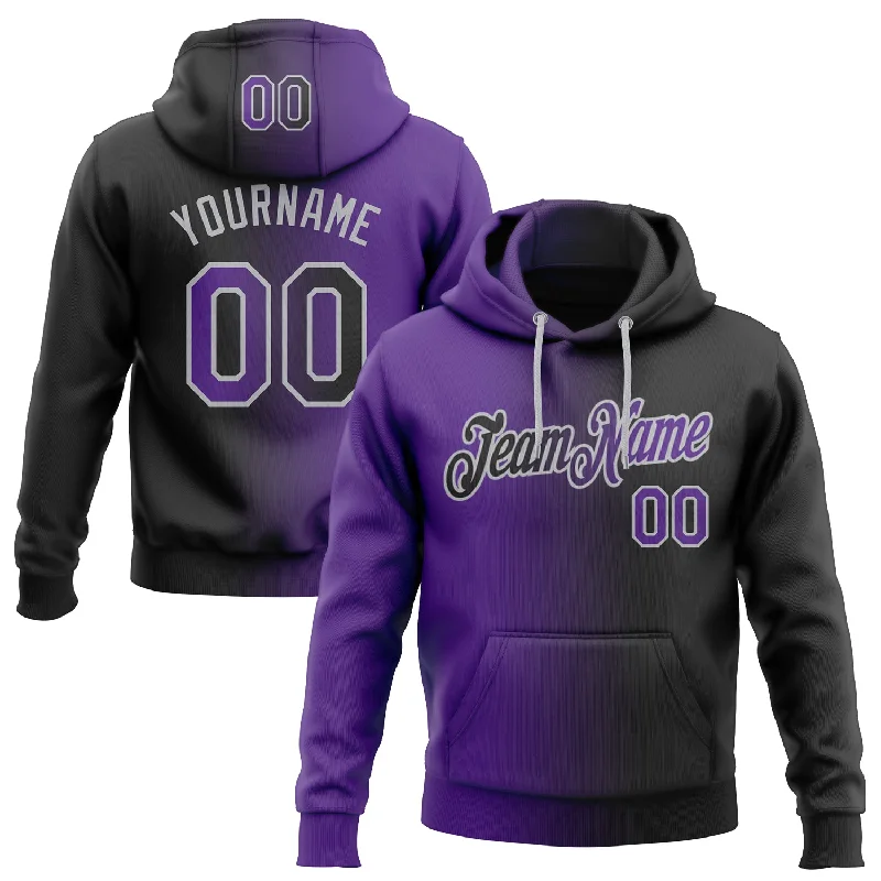 Custom Stitched Black Purple-Gray Gradient Fashion Sports Pullover Sweatshirt Hoodie Masculine Men's Custom Stitched Black Purple-Gray Gradient Fashion Sports Pullover Sweatshirt Hoodie Masculine Men's