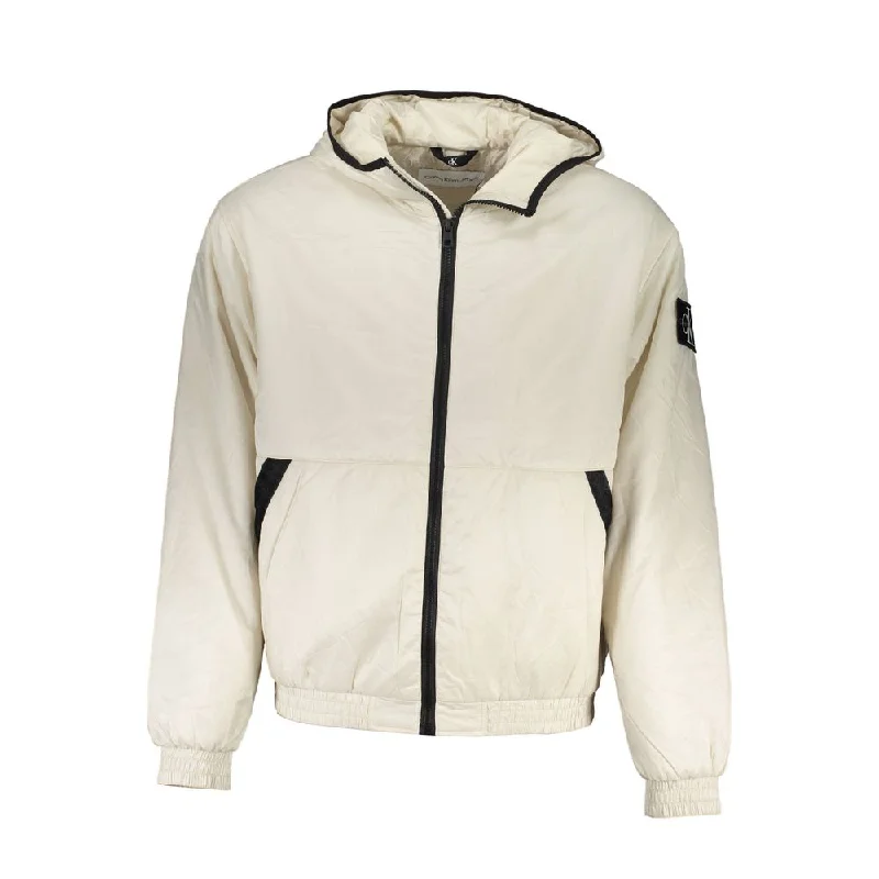Calvin Klein  Polyester Men's Jacket British Gentleman Style