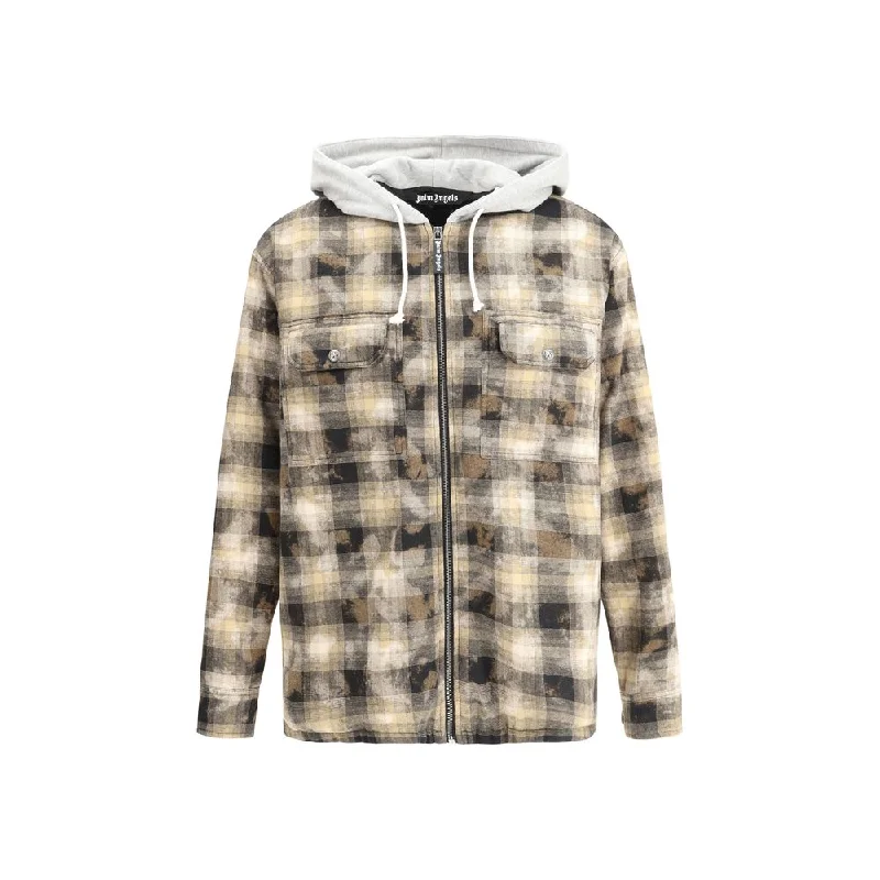 Palm Angels Men's Jacket Monochromatic Office Style