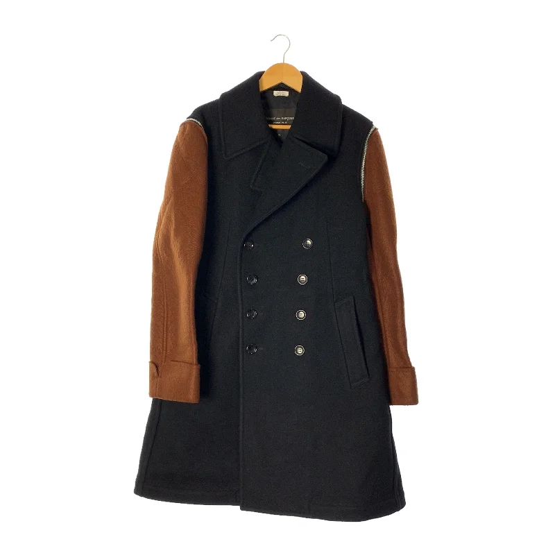 COMME des GARCONS HOMME PLUS/Coat/M/BLK/Wool/PJ-C006 Cozy Men's Winter