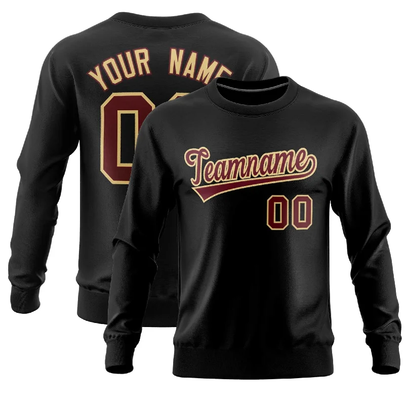 Custom Black Classic Style Personalized Uniform Pullover Hoodie Earthy Men's Sustainable Custom Black Classic Style Personalized Uniform Pullover Hoodie Earthy Men's Sustainable