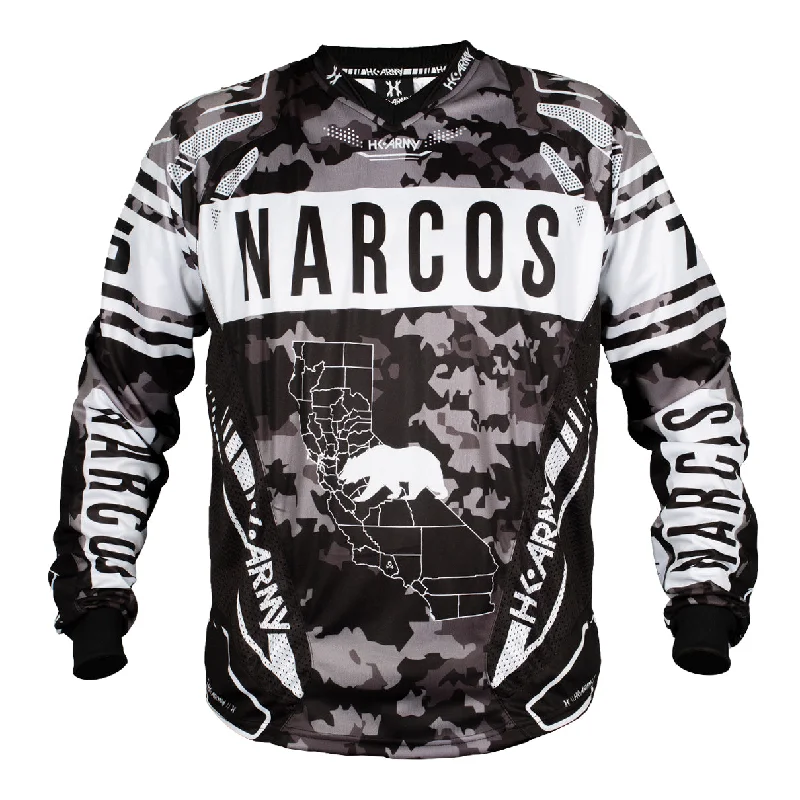 Narcos Camo Black - Freeline Jersey Trendy Men's Oversized