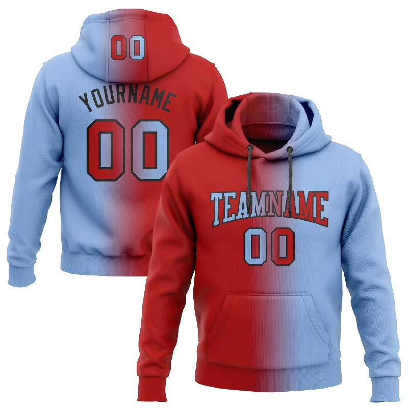 Custom Stitched Light Blue Red-Black Gradient Fashion Sports Pullover Sweatshirt Hoodie Casual Men's Short Custom Stitched Light Blue Red-Black Gradient Fashion Sports Pullover Sweatshirt Hoodie Casual Men's Short