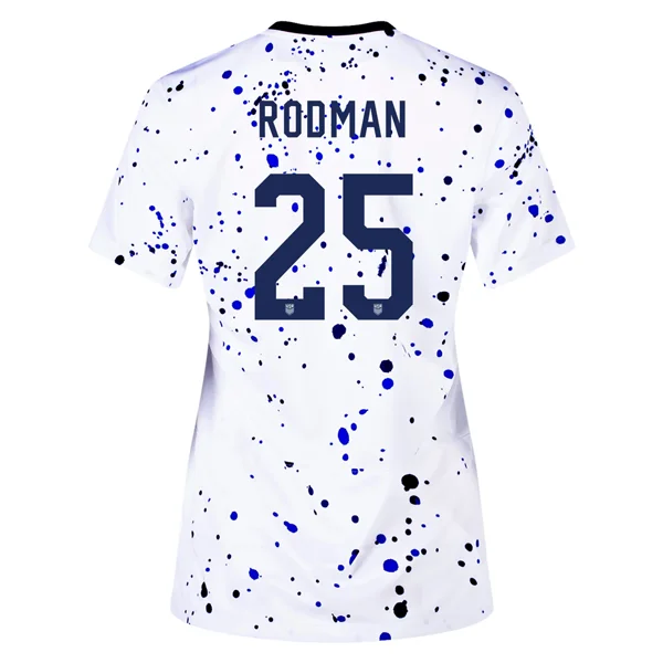 Nike Womens United States Trinity Rodman 4 Star Home Jersey 23/24 w/ 2019 World Cup Champion Patch (White/Loyal Blue) Bohemian Men's Free Nike Womens United States Trinity Rodman 4 Star Home Jersey 23/24 w/ 2019 World Cup Champion Patch (White/Loyal Blue) Bohemian Men's Free