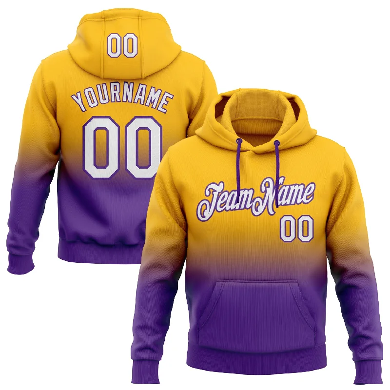 Custom Stitched Gold White-Purple Fade Fashion Sports Pullover Sweatshirt Hoodie Tough Men's Tactical Custom Stitched Gold White-Purple Fade Fashion Sports Pullover Sweatshirt Hoodie Tough Men's Tactical