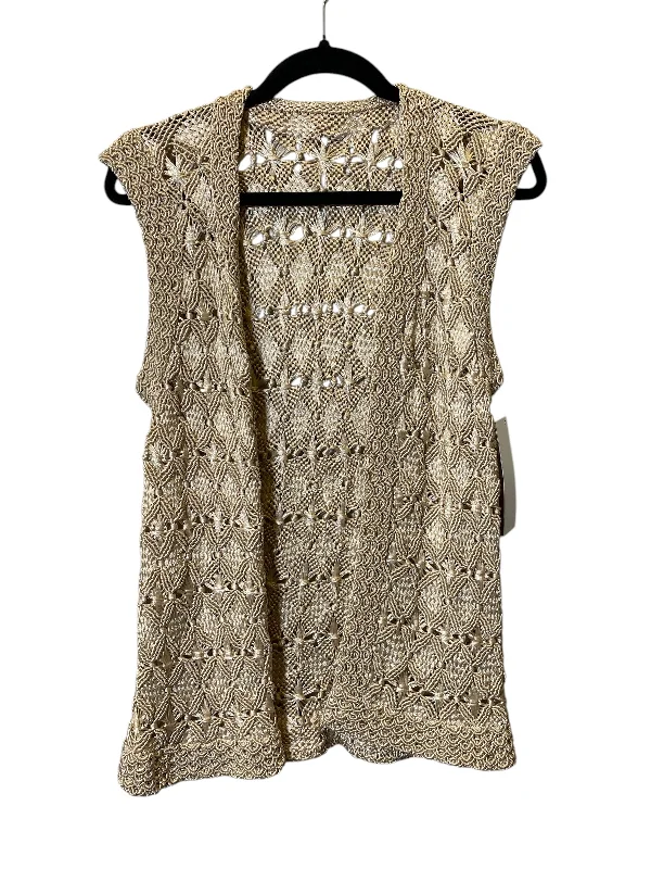 Vest Other By Clothes Mentor In Cream, Size: M Cozy Men's Sherpa