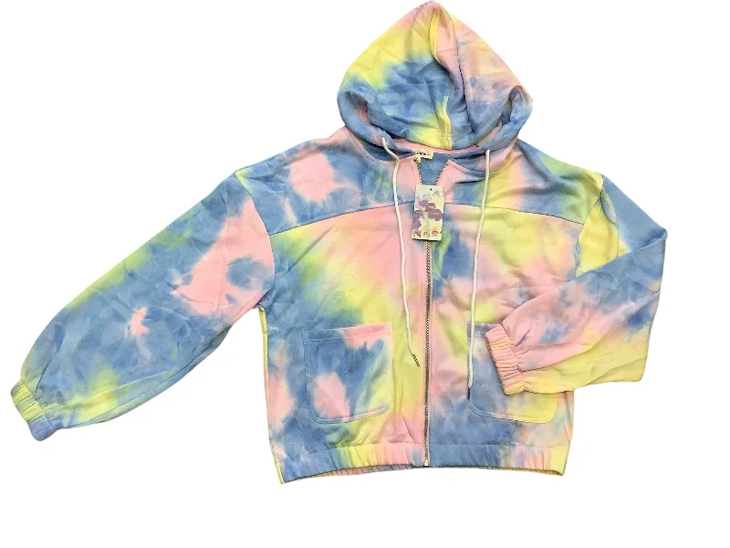 Sweatshirt Hoodie By Ee Some In Tie Dye Print, Size: M Preppy Men's College