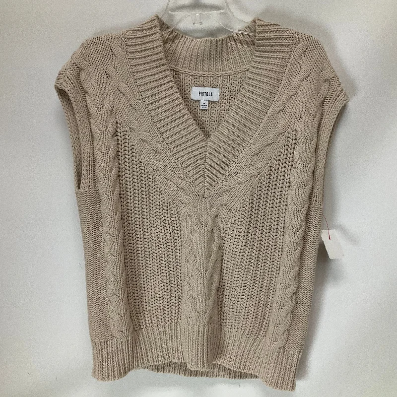 Vest Sweater By Pistola In Cream, Size: M Relaxed Men's Australian 