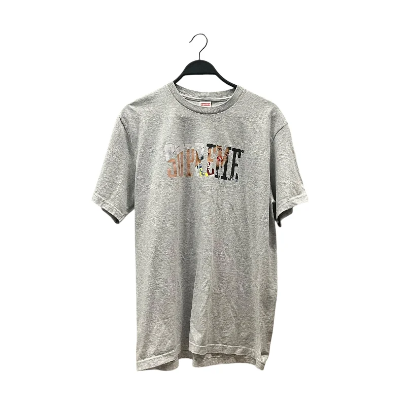 Supreme/T-Shirt/L/Cotton/GRY/Tera Patrick Tee Casual Men's Loose