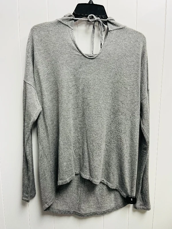 Sweatshirt Hoodie By Gaiam In Grey, Size: S Refined Men's Velvet