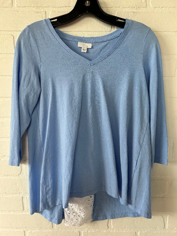 Top Long Sleeve By J. Jill  Size: Xs Classic Men's Pin