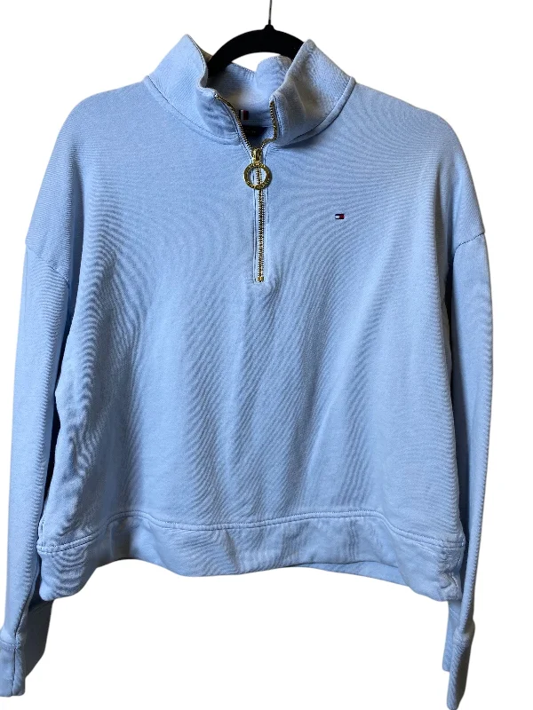 Sweatshirt Collar By Tommy Hilfiger In Aqua, Size: M Masculine Men's 