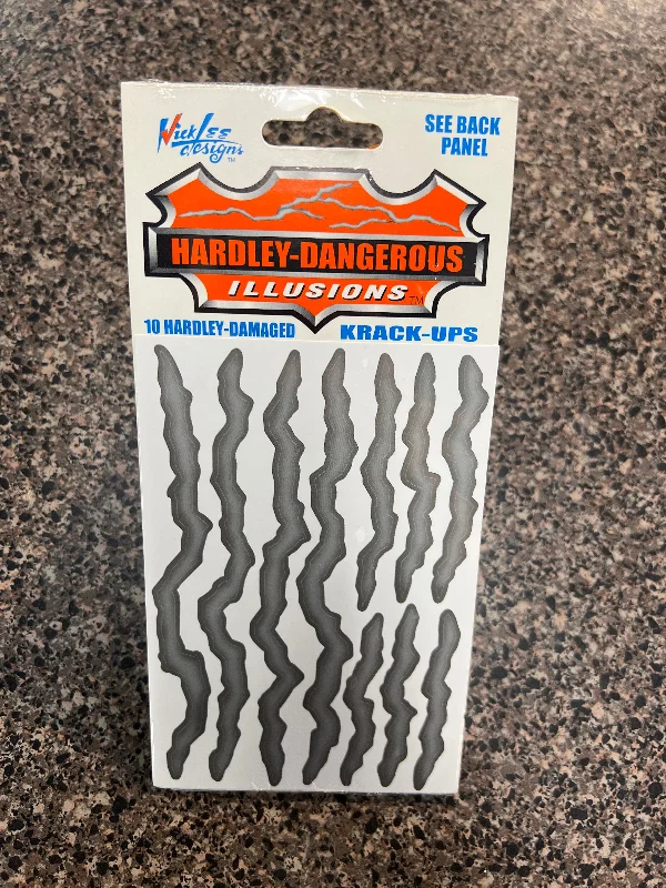Hardly-Dangerous Scratch Illusion Stickers Refined Men's Velvet