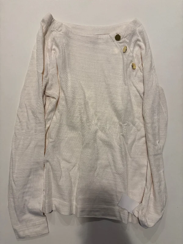 Sweatshirt Crewneck By Loft In Cream, Size: S Business
