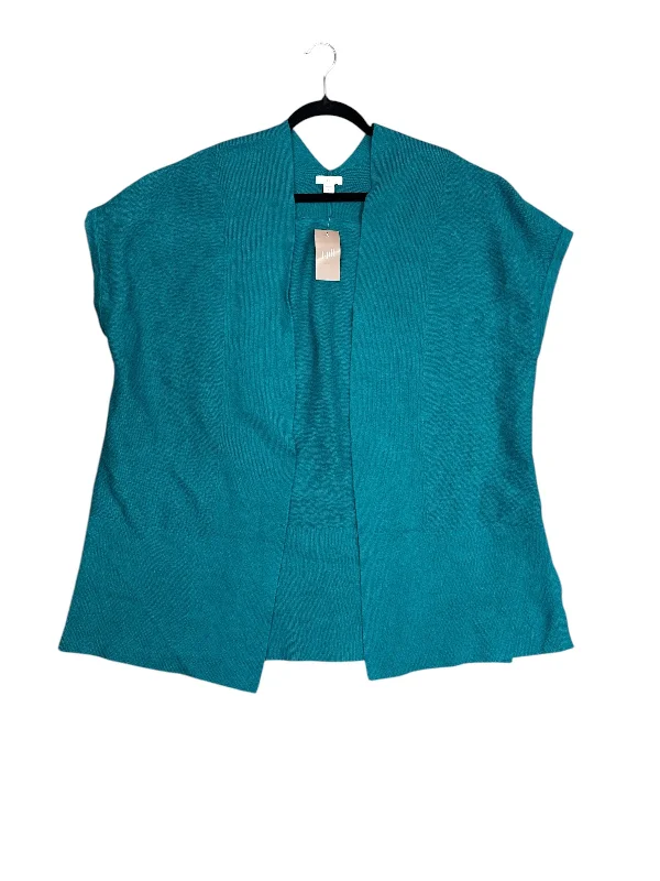 Vest Other By J. Jill In Teal, Size: L Vacation