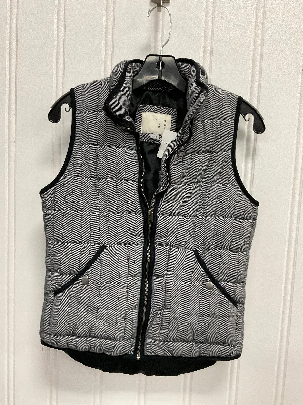 Vest Puffer & Quilted By A New Day In Black & White, Size: S Stylish Men's Tropical 
