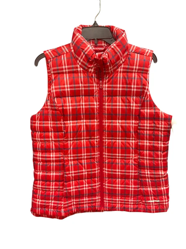 Vest Puffer & Quilted By Lands End In Plaid, Size: 0 Bold Men's Statement