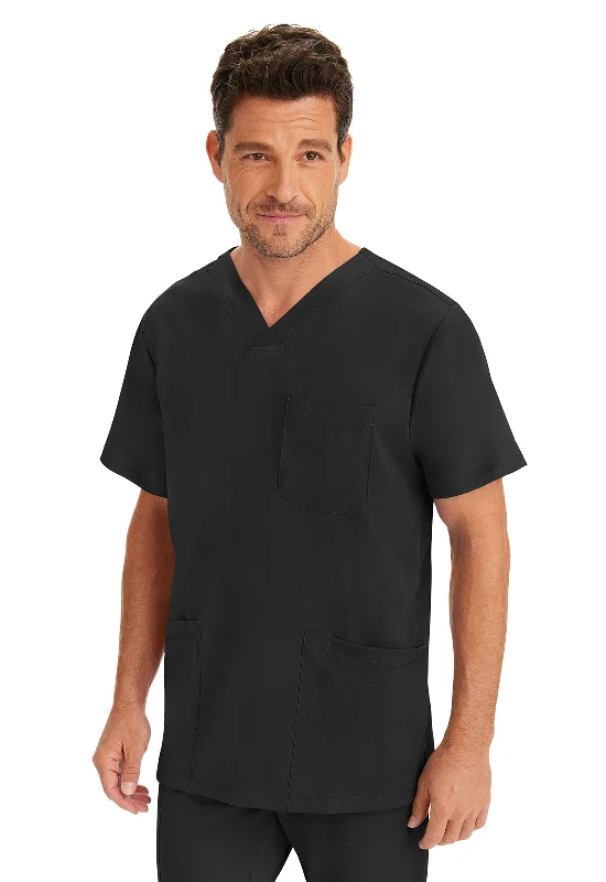 Healing Hands Mens-Mathew Scrubs Top Stylish Men's Neon