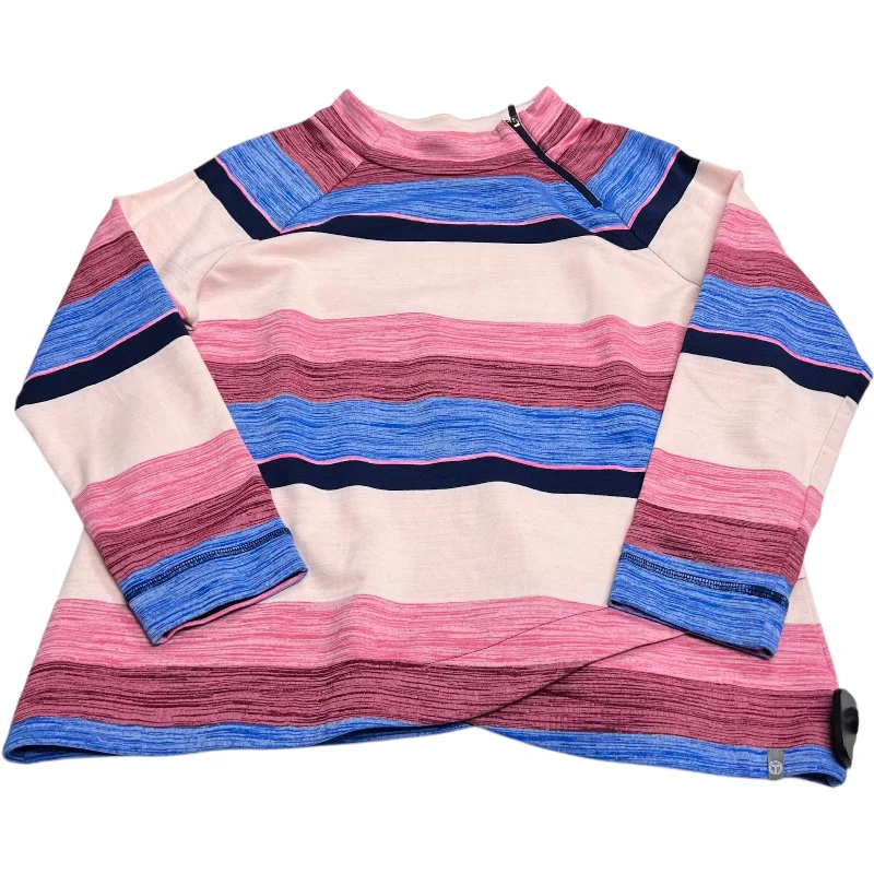 Athletic Sweatshirt Collar By Talbots In Blue & Pink, Size: Petite L Dynamic Men's Glow