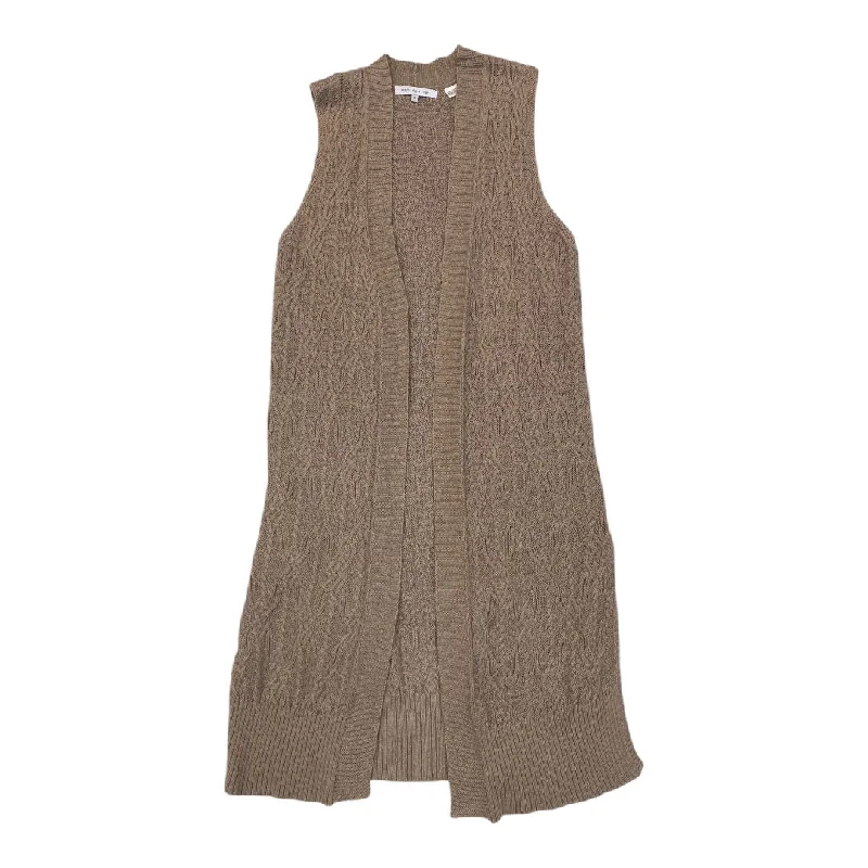 Vest Sweater By Eight Eight Eight In Brown, Size: S Athletic Men's High