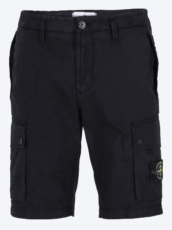 Cotton twill stretch shorts Trendy Men's Bucket