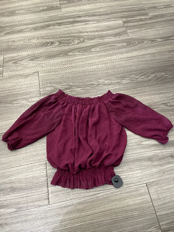 Top 3/4 Sleeve By Bcx  Size: S Vacation