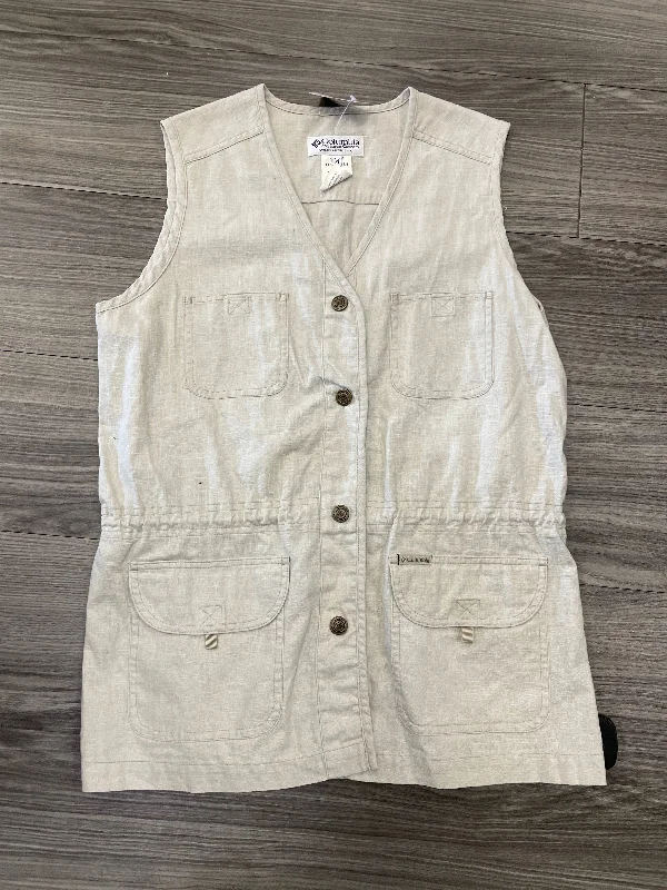 Vest Other By Columbia In Tan, Size: M Elegant Men's Cashmere