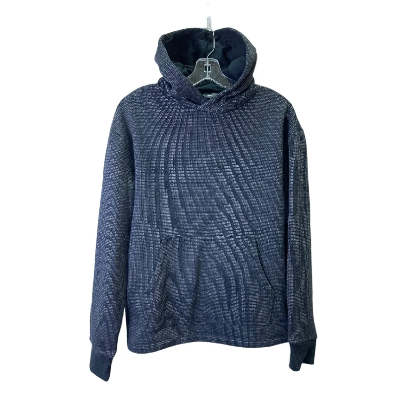 Athletic Sweatshirt Hoodie By Express In Black, Size:S Dapper Men's 1920S
