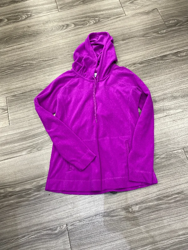 Sweatshirt Hoodie By Columbia In Purple, Size: L Laid