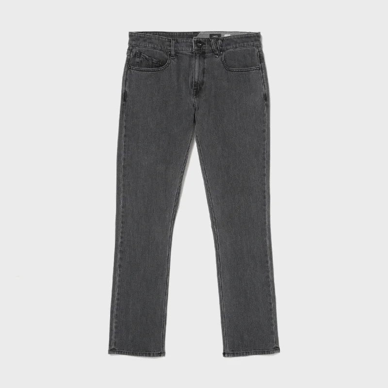 Volcom Mens Vorta Jeans - Neutral Grey Confident Men's High