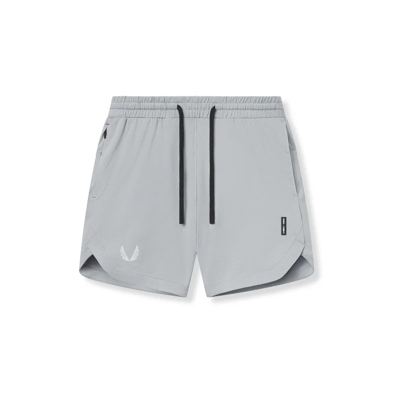 0994. AeroSilver® 7" Linerless Short - Slate Grey Gym