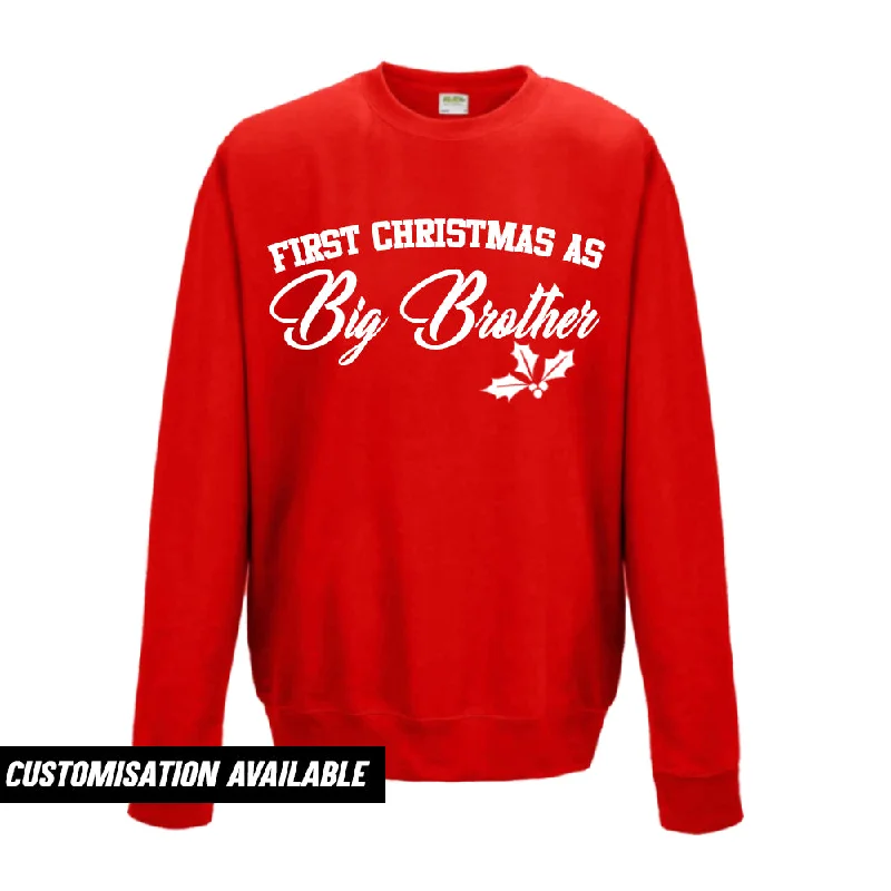 First Christmas As Brother Sweatshirt (MRK X) Adventure