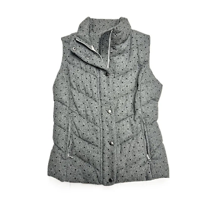 Vest Puffer & Quilted By Gap In Grey, Size: S Elegant Men's Cashmere
