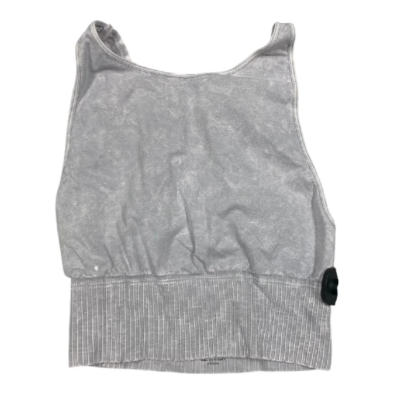 Athletic Tank Top By Free People In Grey, Size: M Hip Men's Urban
