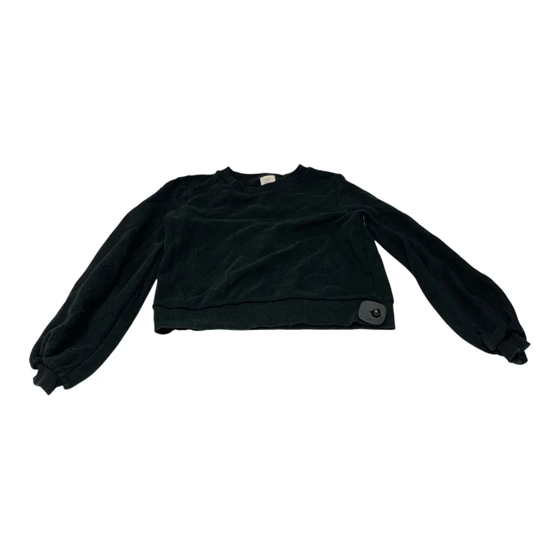 Sweatshirt Crewneck By A New Day In Black, Size: Xs Polished Men's Silk