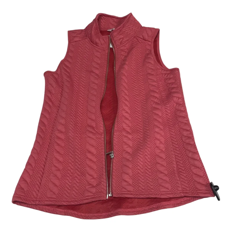 Vest Other By Coldwater Creek In Pink, Size: Sp Refined Men's European
