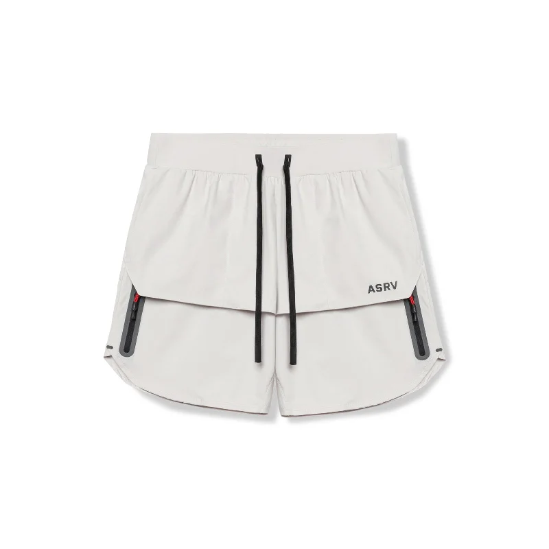 0689. Tetra-Lite® 7" Tech Short - Stone Trendy Men's Oversized