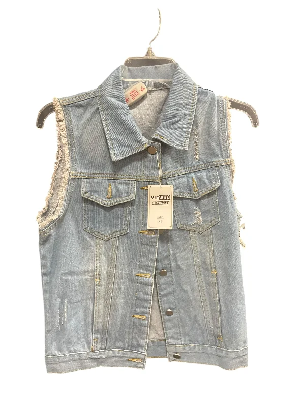 Vest Other By Clothes Mentor In Blue Denim, Size: Xs Artistic Men's Avant