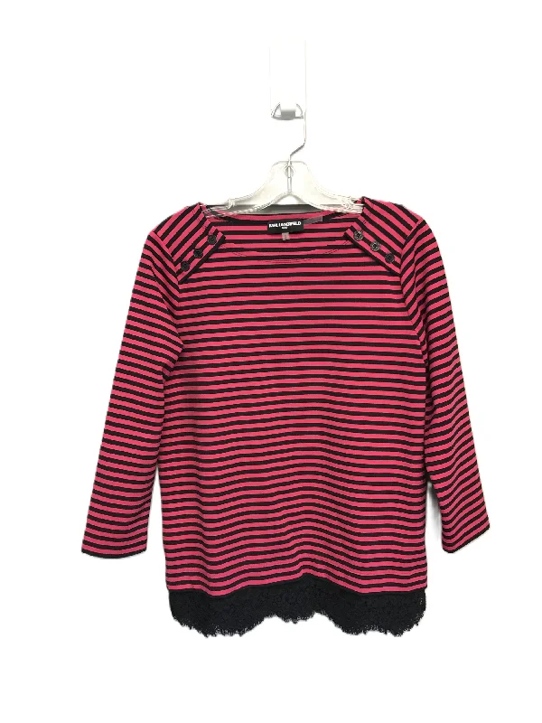 Top Long Sleeve By Karl Lagerfeld  Size: S Trendy Men's Bucket