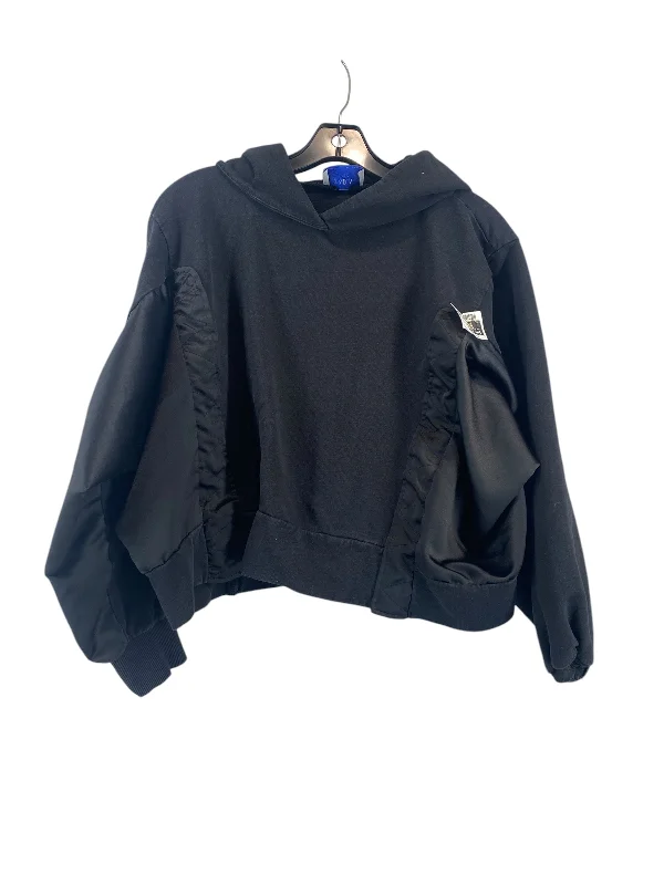 Sweatshirt Hoodie By Zara Women In Black, Size: M Stylish Men's Neon