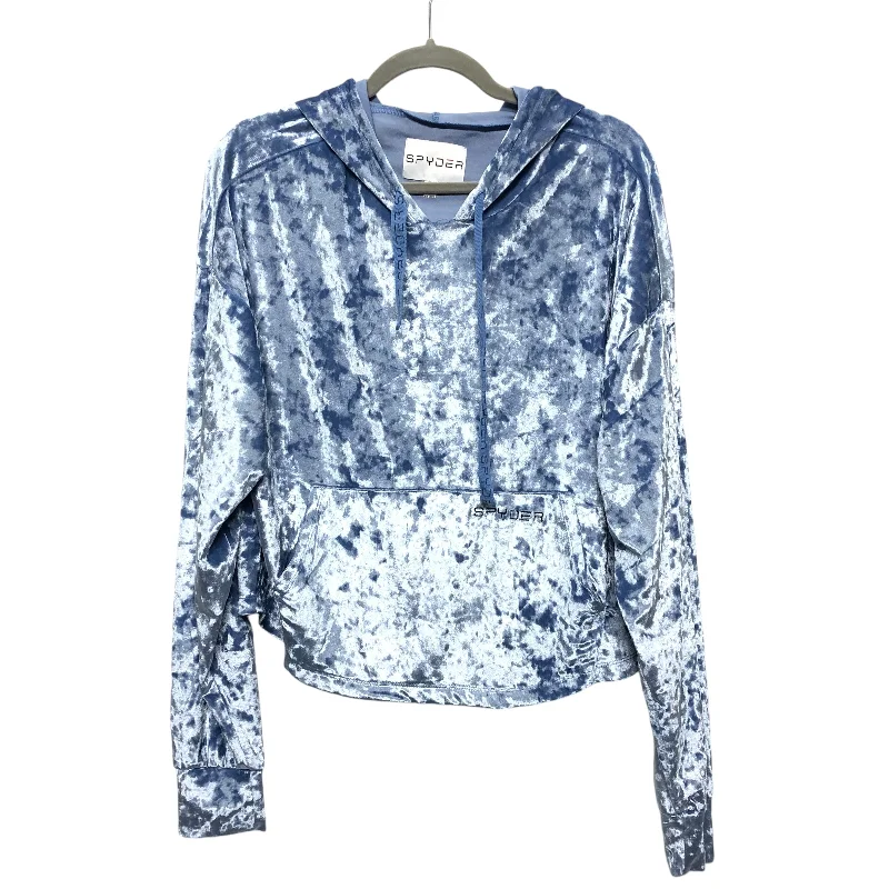 Sweatshirt Hoodie By Spyder In Blue, Size:L Earthy Men's Sustainable 