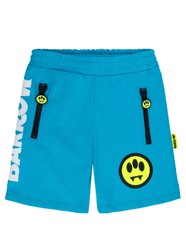 Turquoise Front Pocket Sweatshorts Traditional Men's Country