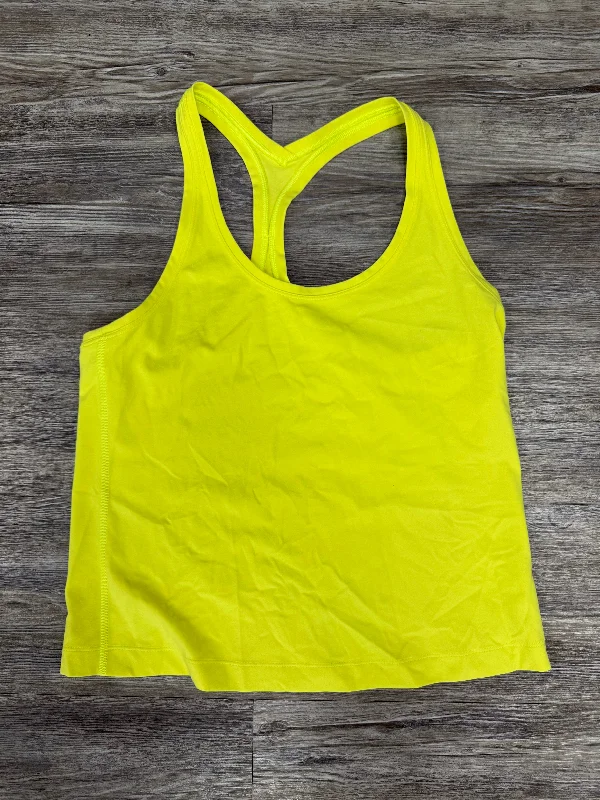 Athletic Tank Top By Lululemon In Yellow, Size: M Modern Men's 
